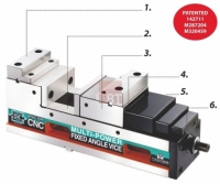 Morsa para CNC Multi- Power de Ângulo Fixo